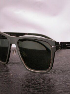 IC! Berlin Bloc Modern Green Sunglasses Made in Germany  FRAME ONLY